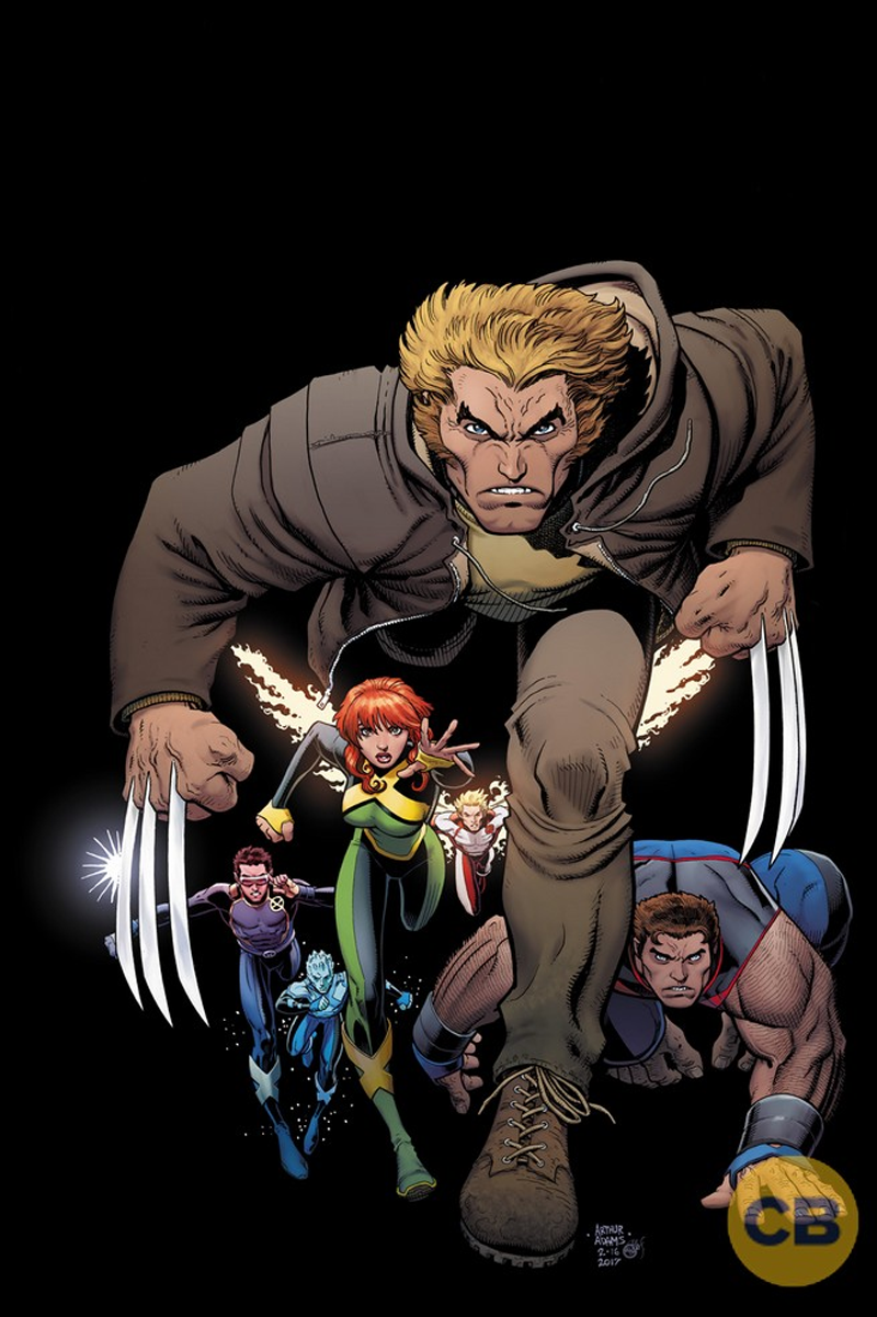 Full X-Men #5 cover art by Arthur Adams.